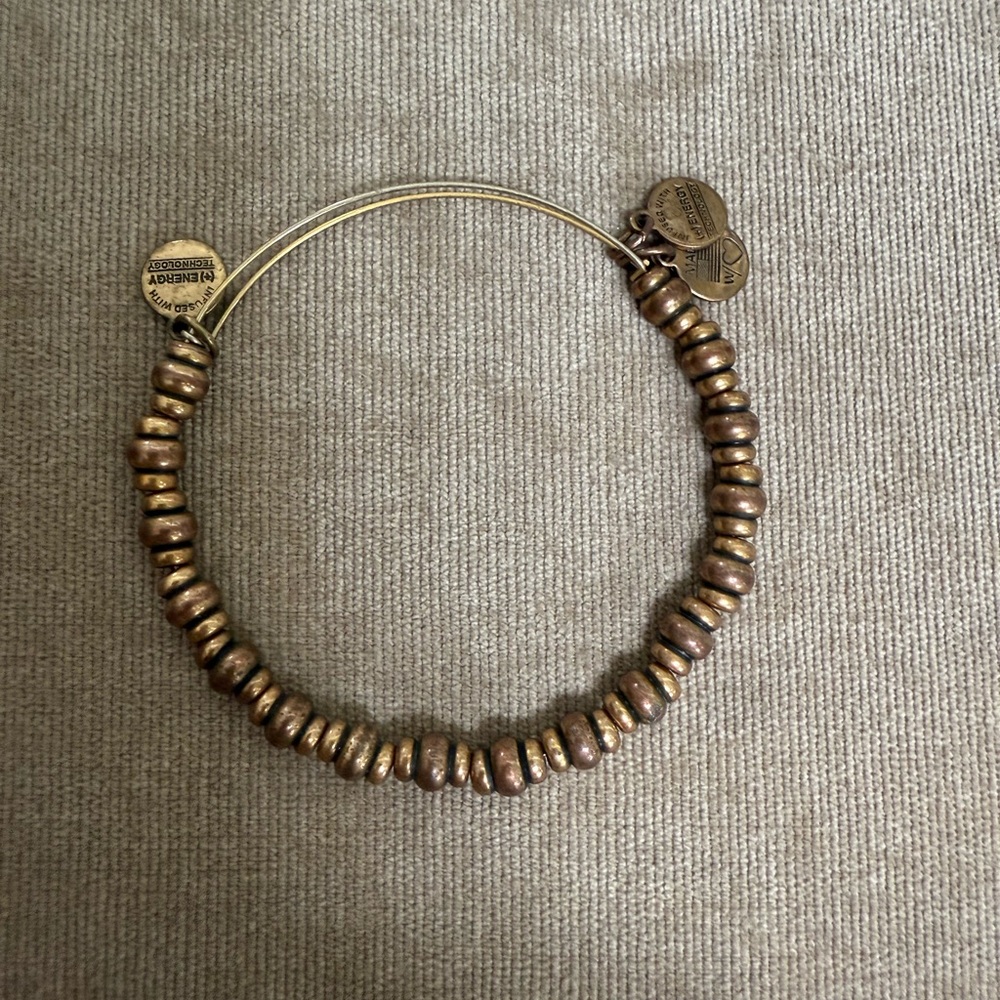 Alex and Ani Gold Beaded Bracelet